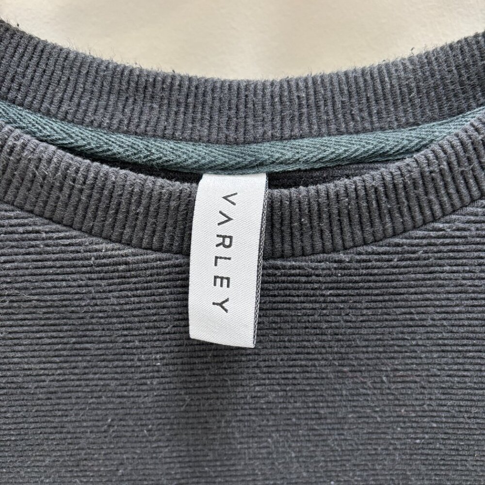 Varley Manning Ribbed Sweatshirt – Black – Size Small - Picture 5 of 6